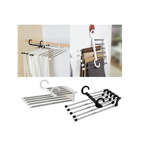 5 in 1 Stainless Steel Cloth hanger