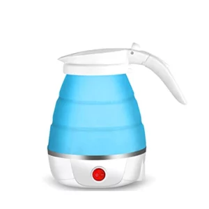 Silicone Foldable Collapsible Electric Water Kettle Camping Boiler-