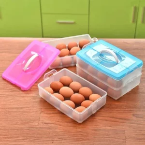 2315A Double Layer 24 Grid Egg Storage Box for Egg Storage Container-