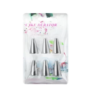 Cake Decorating Stainless Steel Nozzle (6pcs)