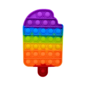 4716 Ice Cream Candy Shape Pop Fidget Toy Push Pop Bubble Fidget