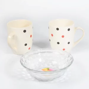 Cup & Plate Set Morning Tea Serving Use